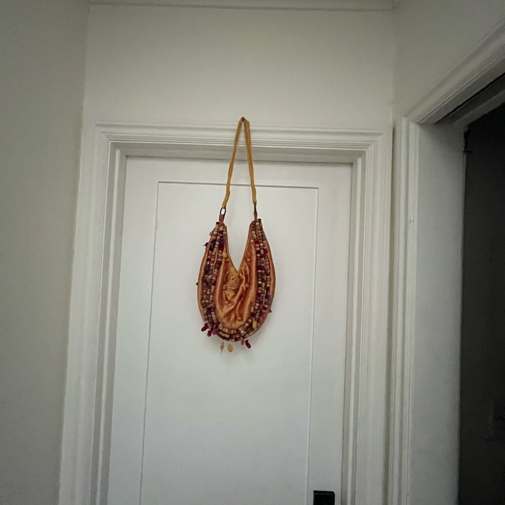 Vintage CHAN LUU beaded silk purse NWOT - Picture 2 of 4
